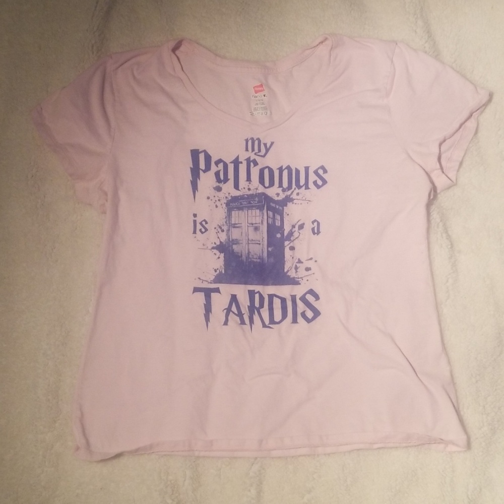 Harry Potter/Dr Who graphic womens t shirt
